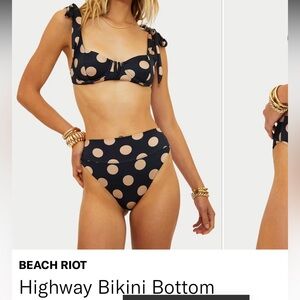 Beach Riot Polka Dot Bikini Bottoms